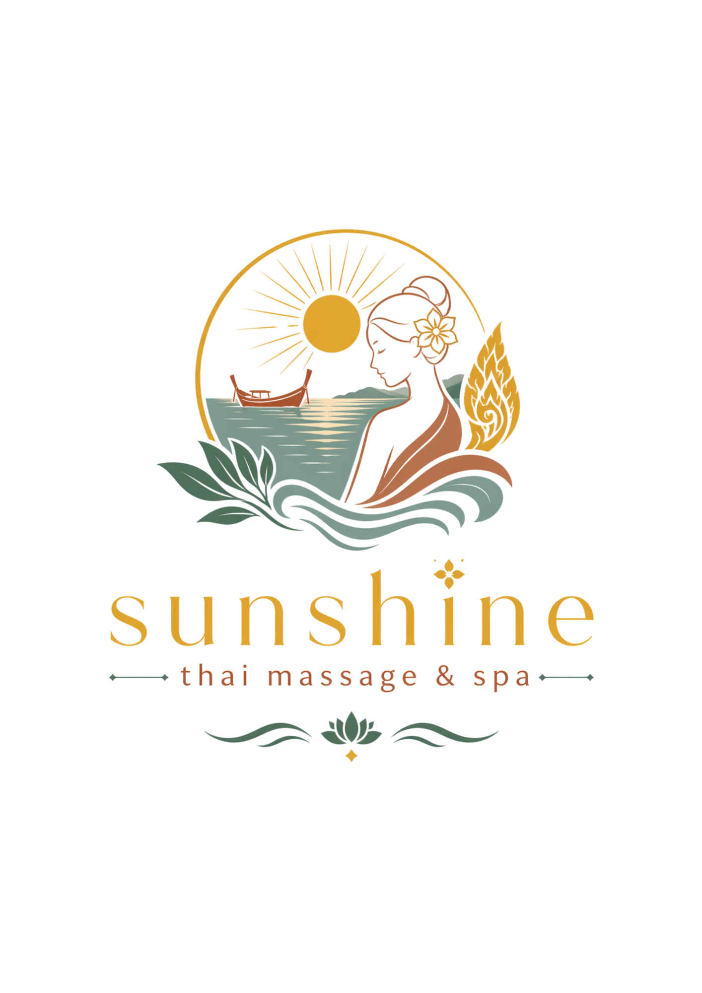 SUNSHINE THAI MASSAGE NAIL & SPA logo 1